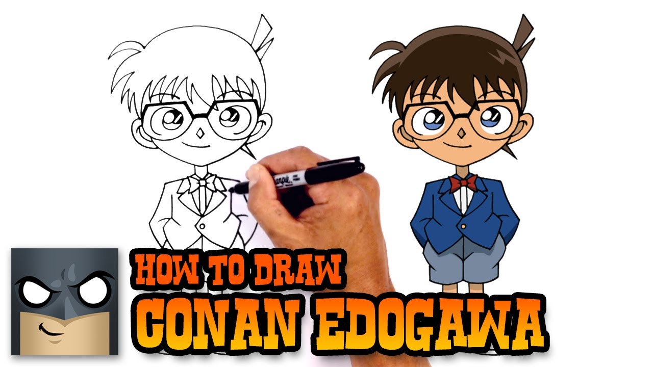 1280x720 how to draw conan edogawa case closed