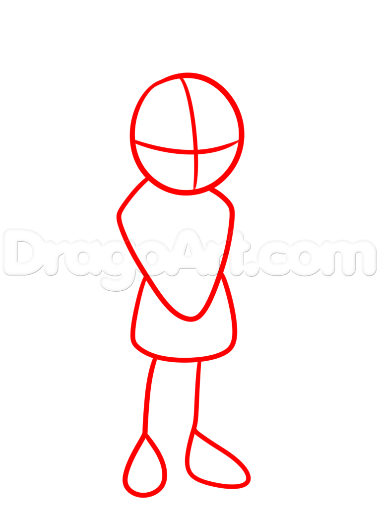 764x1046 how to draw detective conan, step