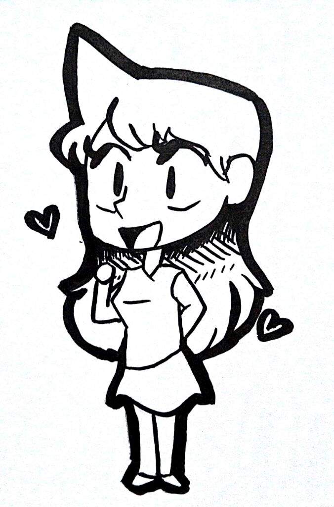 676x1024 smol drawing of ran i made ^^ detective conan magic kaito amino