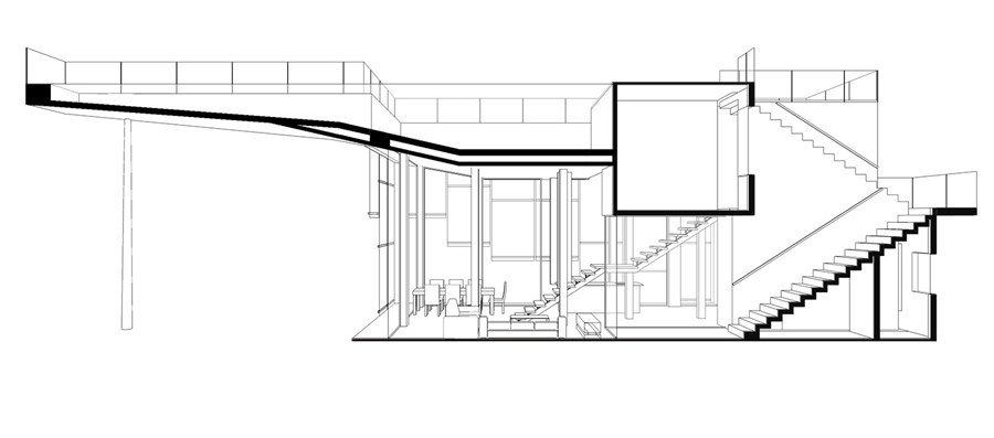 900x397 roof top pool cools locally crafted concrete poured residence