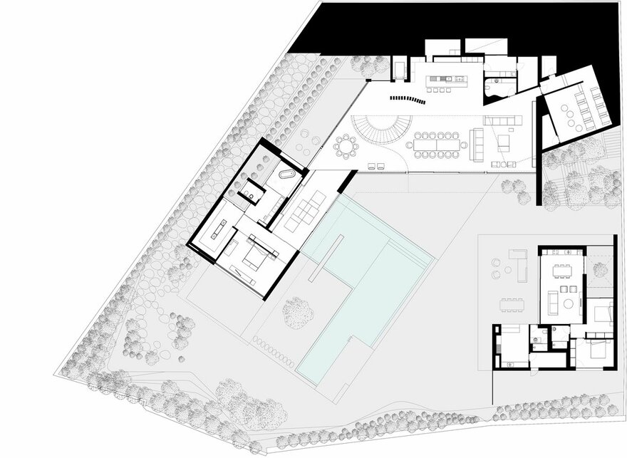 880x643 V Shaped Concrete House In Braga With Extensive City Views