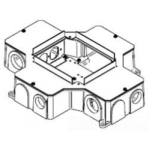 300x300 Wiremold Ci Na Floor Box, Inch L, Multi Service