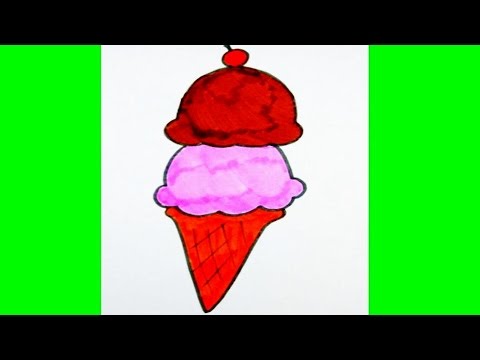 480x360 Ice Cream Cone Drawing