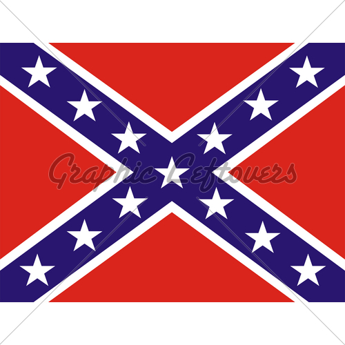 500x500 Confederate Flag Gl Stock Images