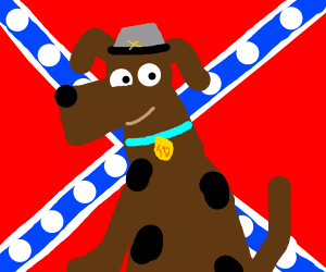 300x250 Confederate Scooby Doo
