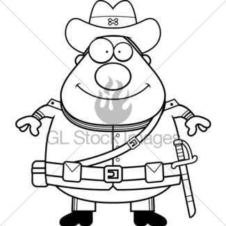 325x325 Confederate Army Soldier Drawing Sword Cartoon Gl Stock Images