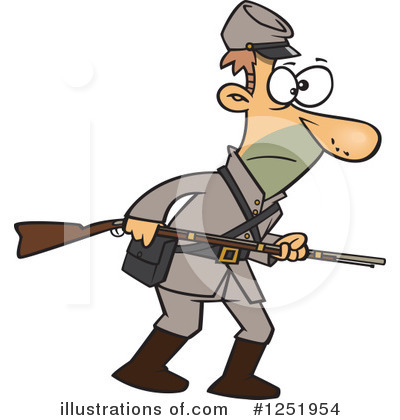 400x420 Confederate Soldier Clipart