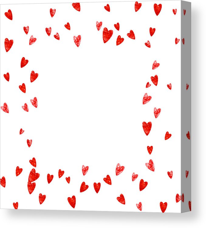 678x750 Valentine Background With Pink Glitter Hearts February Day