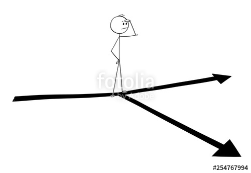 500x344 Cartoon Drawing And Conceptual Illustration Of Confused Man