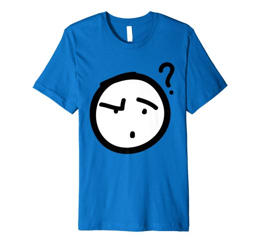 522x488 Kawaii Anime Emoji Confused Face Drawing T Shirt