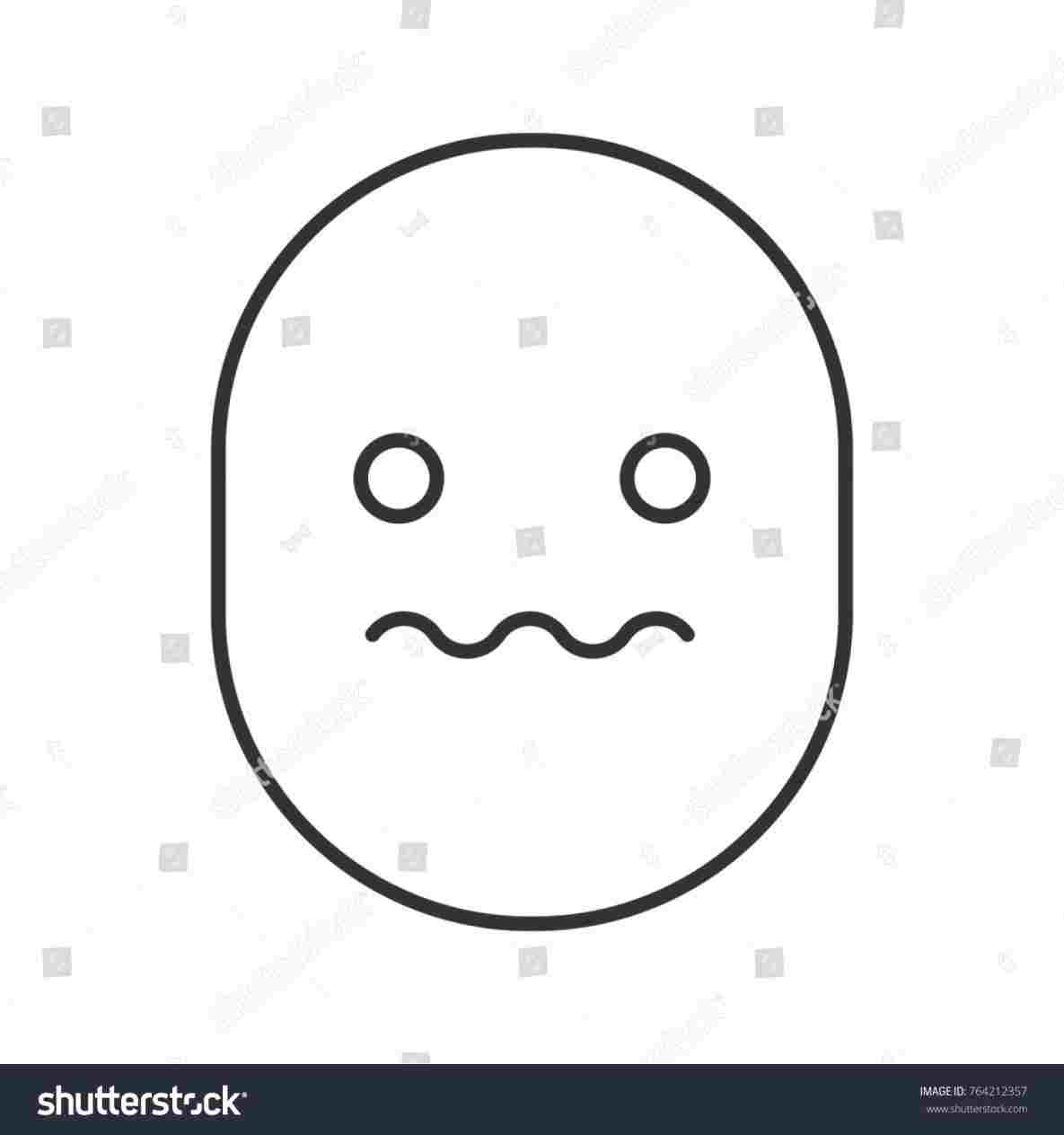 Confused Face Drawing | Free download on ClipArtMag