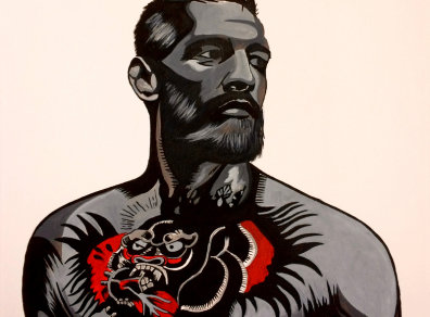396x292 conor mcgregor painting free postage for sale in galway city
