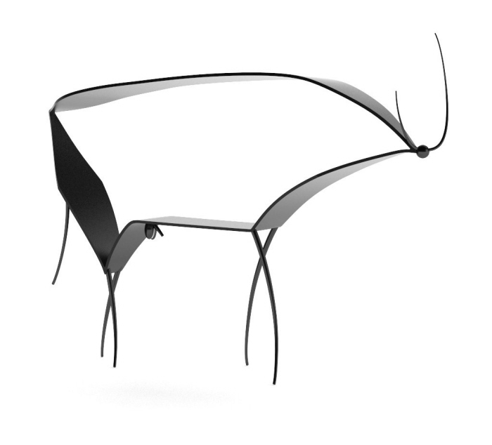 700x634 Picasso Bull Console