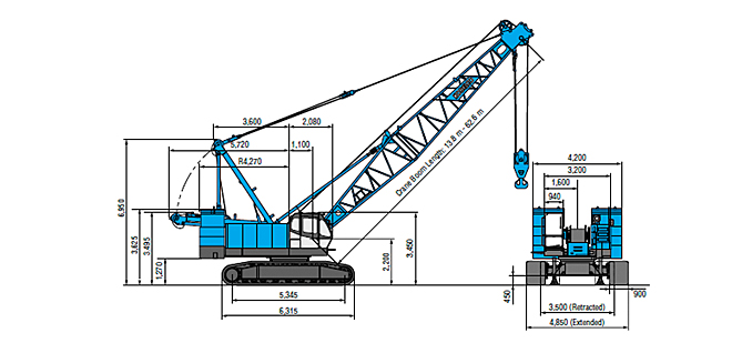 Construction Crane Drawing