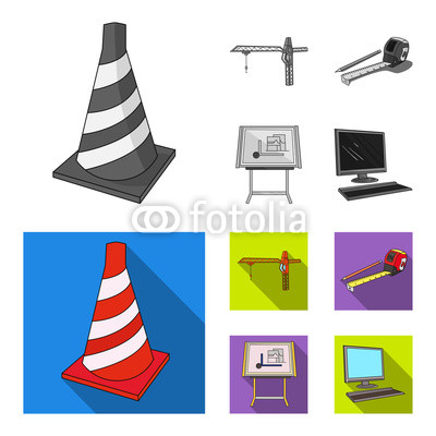 400x400 Construction Crane, Measuring Tape Measure, Drawing Board