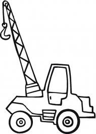 190x265 Crane Coloring Page