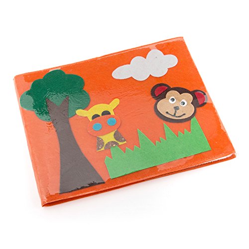 500x500 Orange Jungle Kids Drawing Book