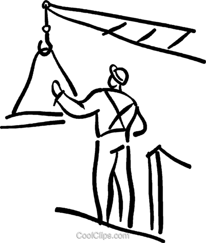 406x480 Construction Site Royalty Free Vector Clip Art Illustration