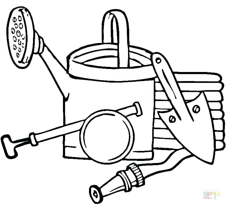 750x681 Coloring Pages Of Tools Construction Tools Coloring Pages Awesome