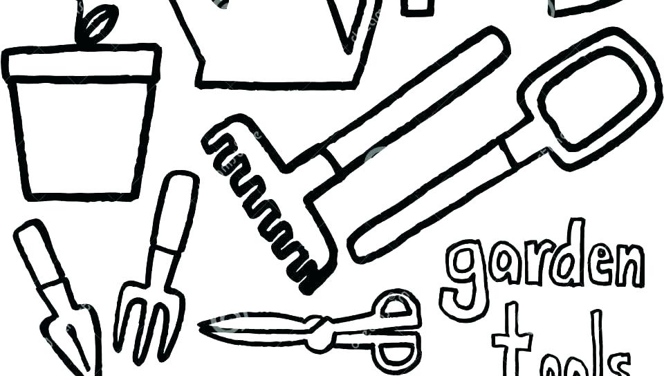 960x544 Coloring Pages Of Tools Construction Tools Coloring Pages Tool