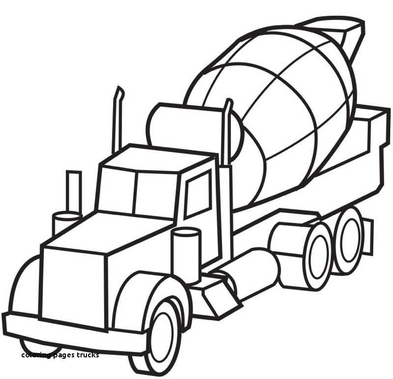 Construction Truck Drawing