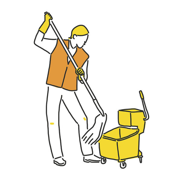 600x600 Labor Builder And Worker In Various Poses Hand Drawn Line