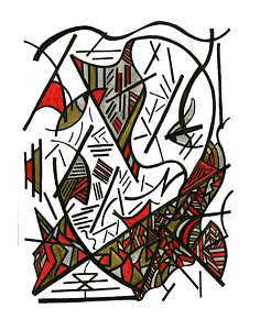 236x300 Contemporary Abstract Drawings