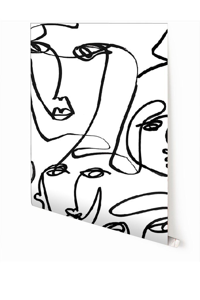 683x1024 modern interior design, wallpaper removable decals drop it