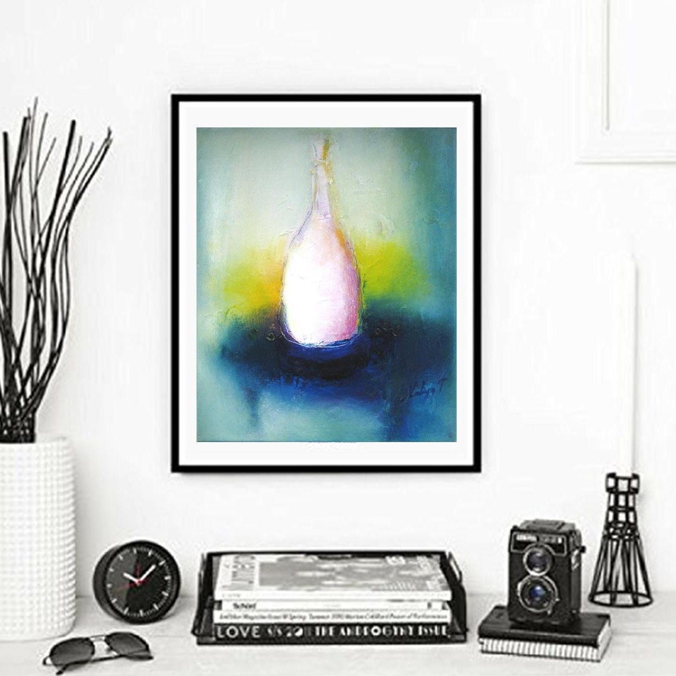 1390x1390 Modern Still Life Prints Are In Trendy Teal Green Still Life