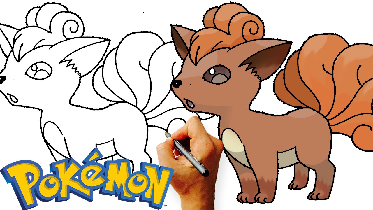 1280x720 How To Draw Vulpix Pokemon Step