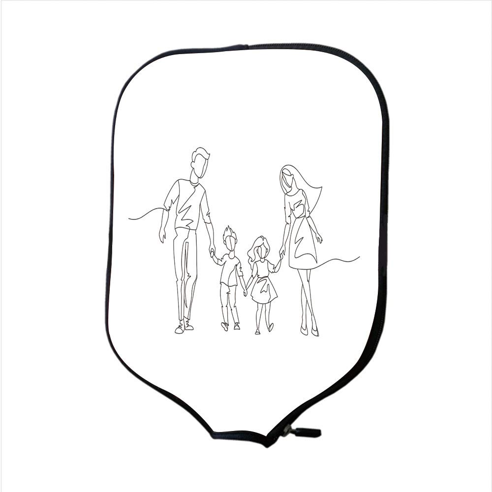 1000x1000 neoprene pickleball paddle racket cover case