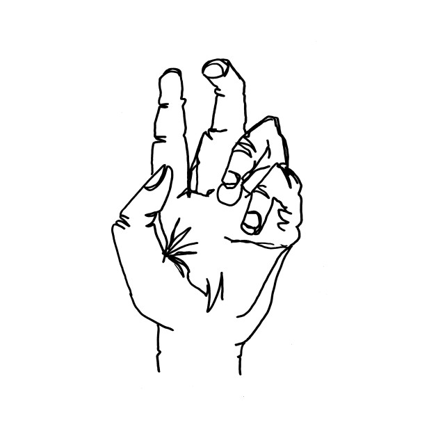 630x630 Continuous Line Hand Drawing One