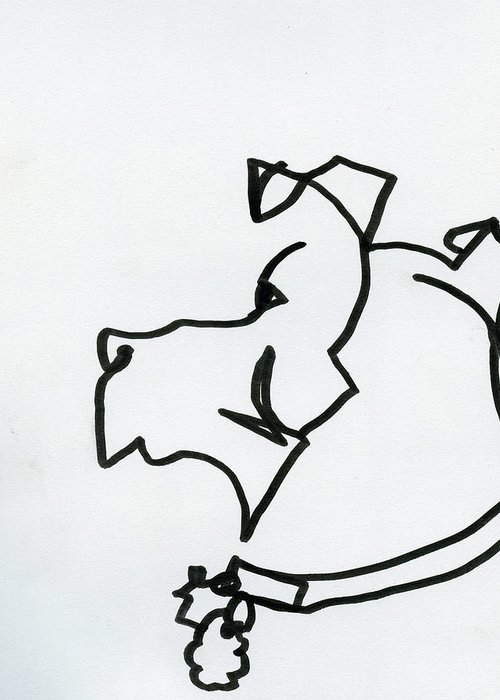 500x700 Blind Contour Drawing Art Fine Art America