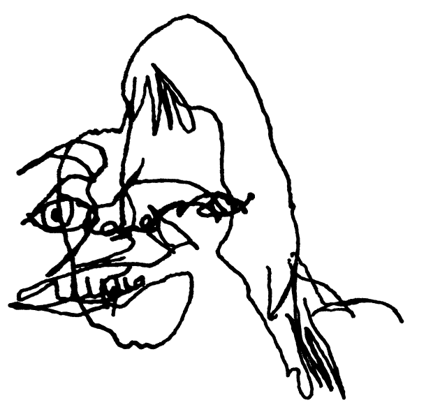 630x600 Blind Contour Drawing