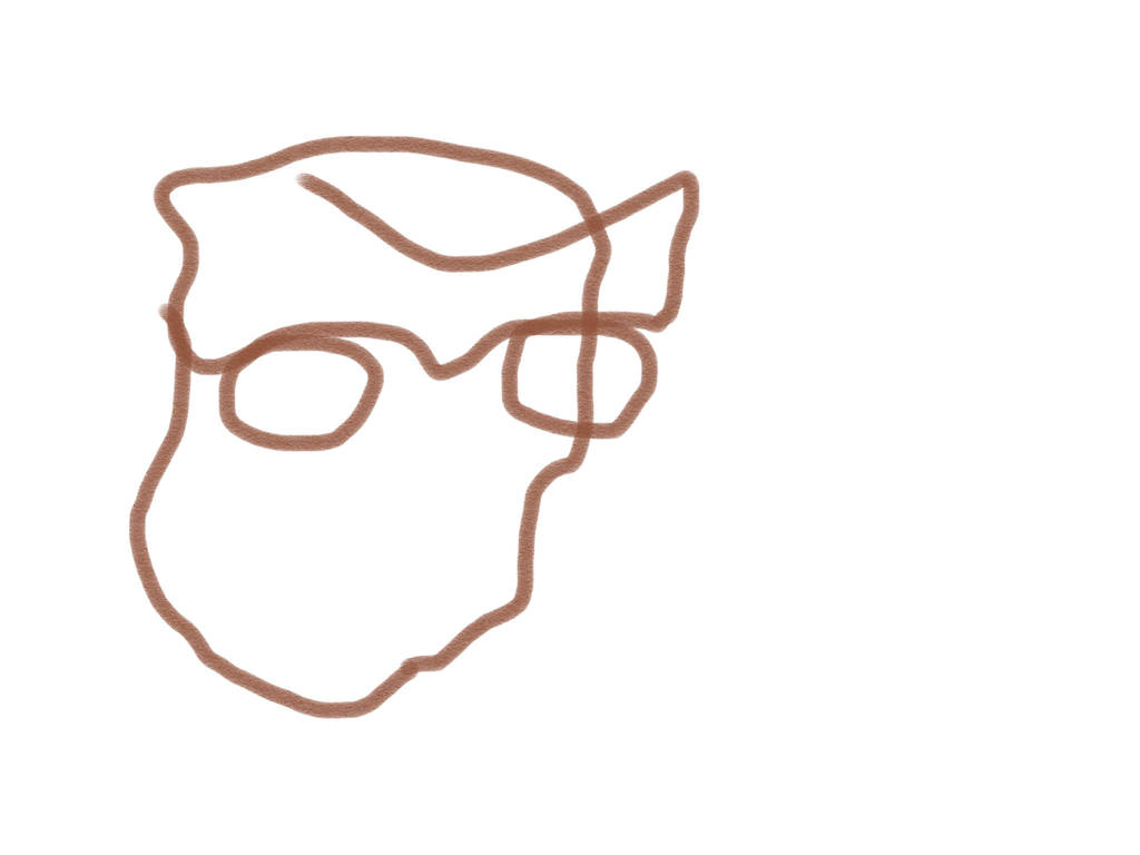 1024x768 Blind Contour Drawing