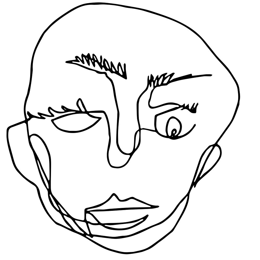 1000x999 Blind Contour