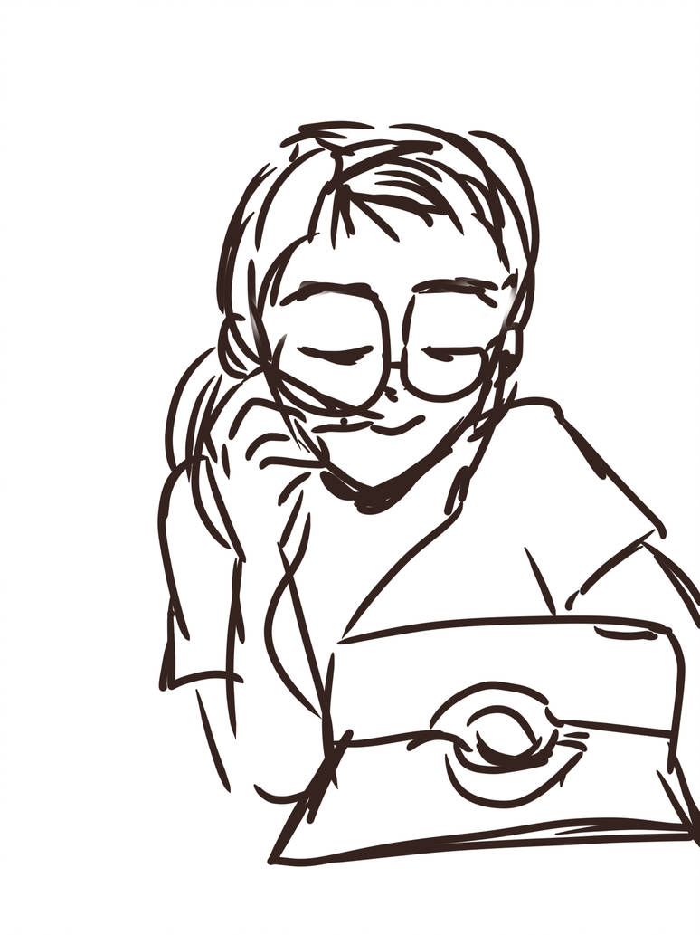 774x1033 Blind Contour Drawing