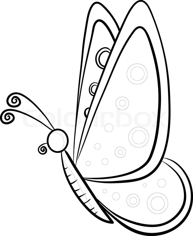 657x800 Vector, Butterfly, Hand Draw Stock Vector Colourbox