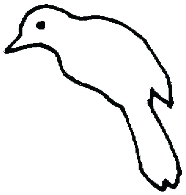 600x629 Dove Outline Drawing Dove Bird Flying With Envelope In Sketch