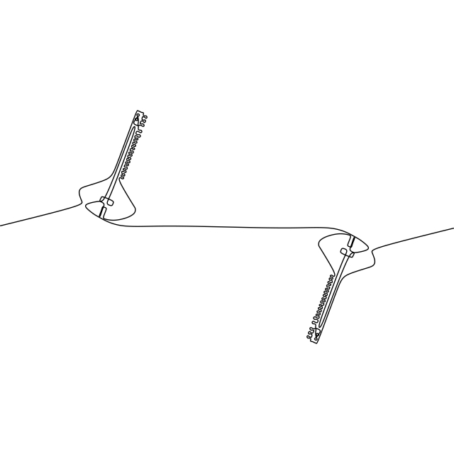 640x640 Mandolin Continuous One Line Vector Drawing Pianoforte Hand Drawn