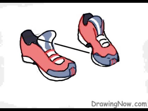 480x360 How To Draw A Pair Of Trainers