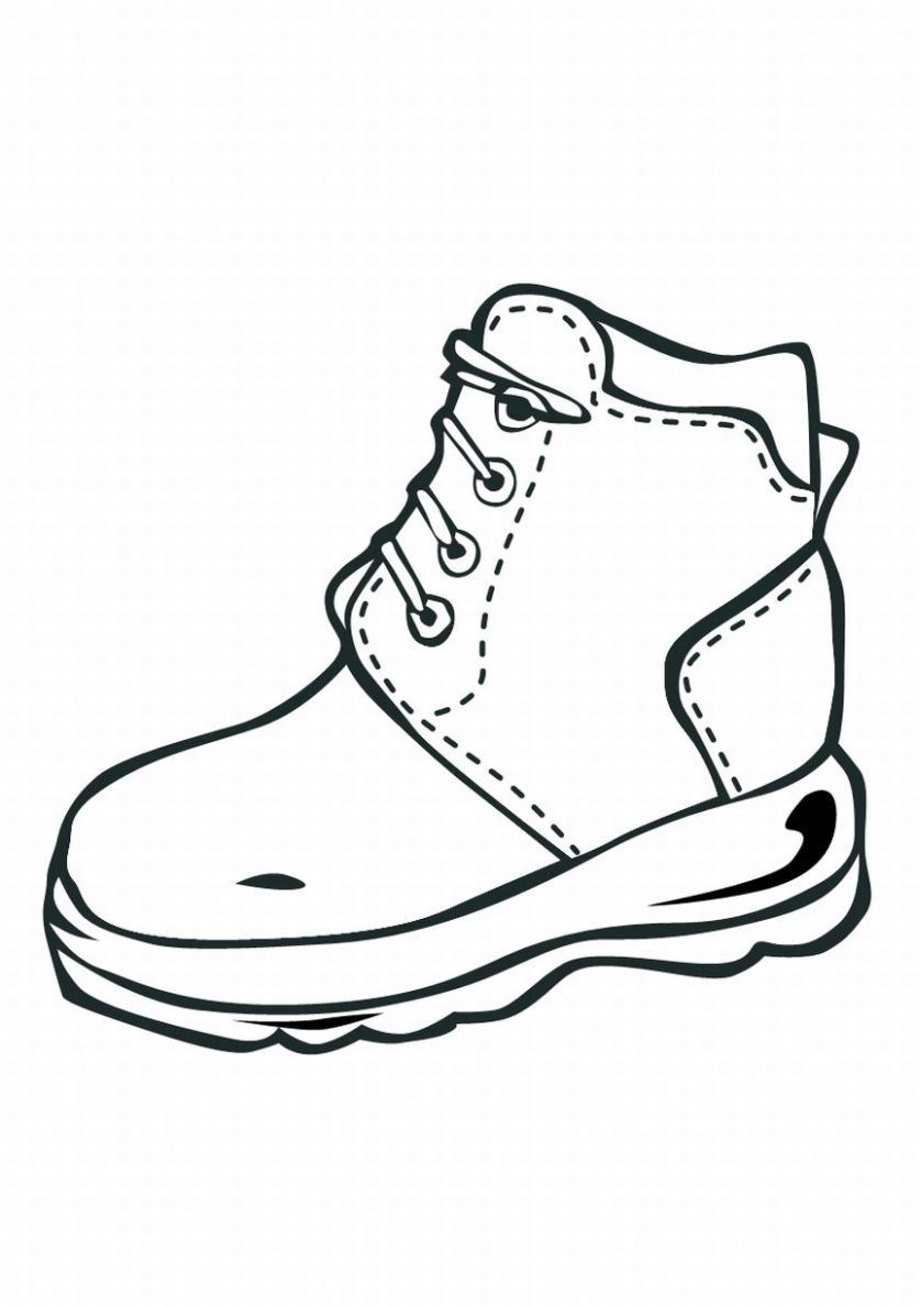 838x1188 Drawing Shoes Kid For Free Download
