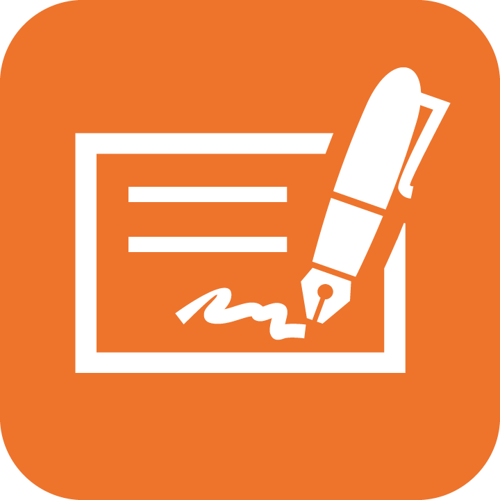 720x720 Contract Drawing Icon