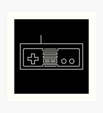 210x230 Nes Controller Drawing Art Prints Redbubble