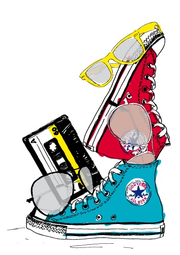 353x500 Converse Illustration Inspiration Sneaker Art, Art, Shoe Art