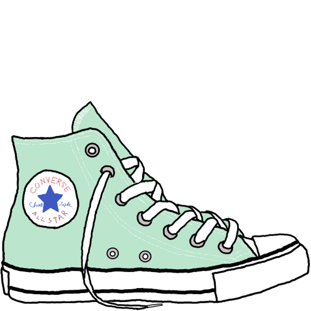 Converse Shoe Drawing | Free download on ClipArtMag