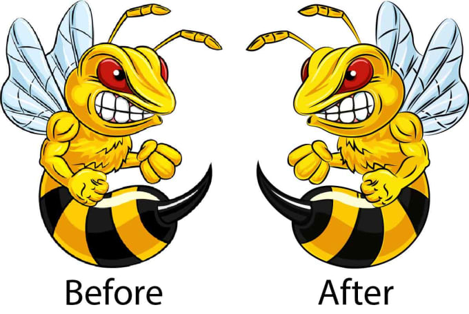 680x456 convert and redraw logo, tattoo, artworks, drawing, flyer into