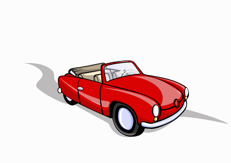 900x636 A Convertible Car