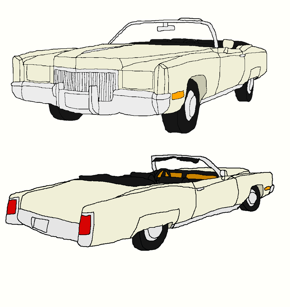991x1050 Here's A Drawing Of A Eldorado Convertible I Just Did Cadillac