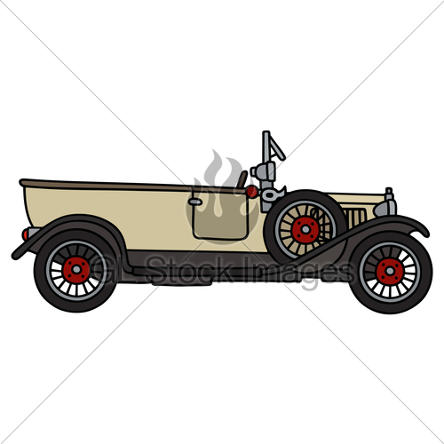 500x500 Vintage Cream Convertible Gl Stock Images